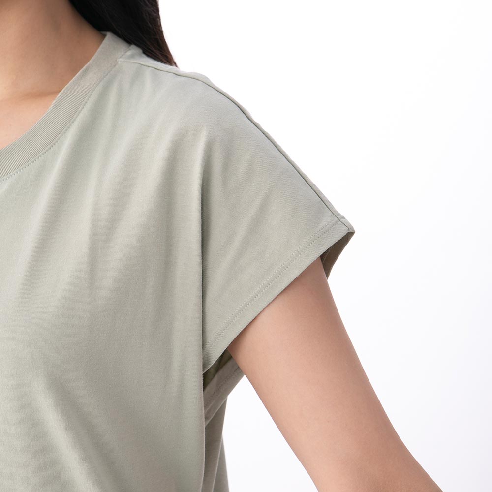 Peace Fit Coolフレンチ袖ワンピース イオンのプライベートブランド Topvalu トップバリュ イオンのプライベートブランド Topvalu トップバリュ