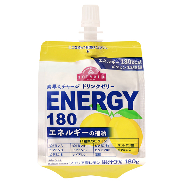TV Jelly Energy Drink 180 Sicilian Lemon 180 g 商品画像 (メイン)