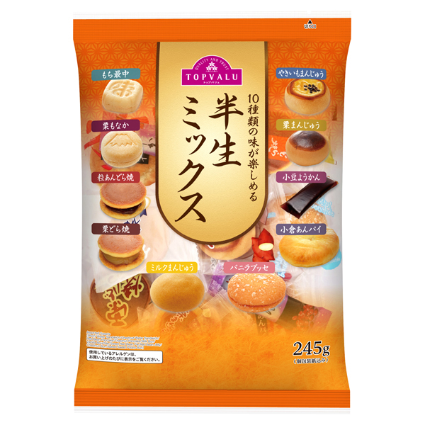 Topvalu Semi-Fresh Confectionery Mix 245 g 商品画像 (メイン)