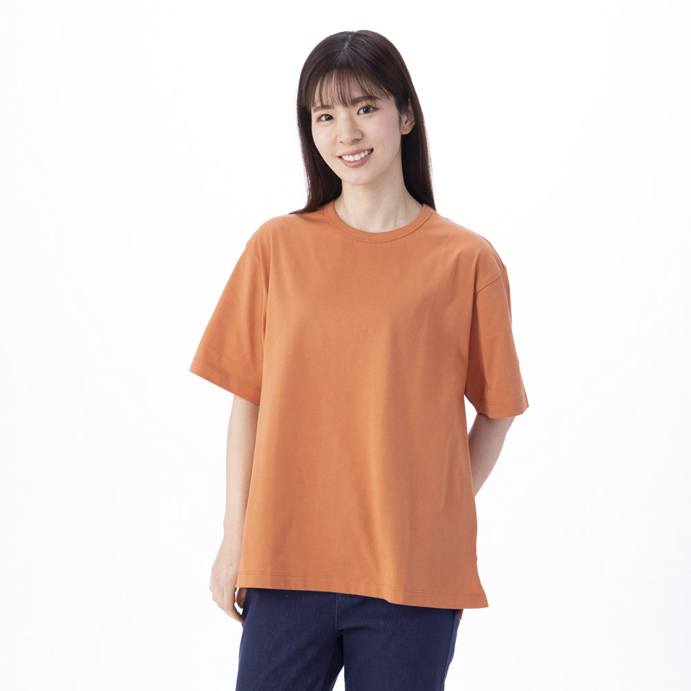 PEACE FIT クール 綿100 5分袖Tシャツ 商品画像 (メイン)