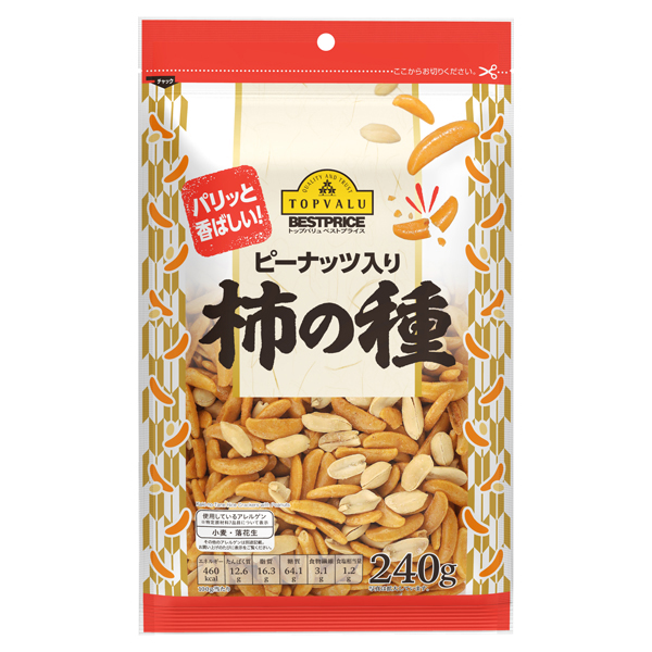 TV BEST PRICE Kaki-no-tane Rice Crackers with Peanuts 240 g 商品画像 (メイン)