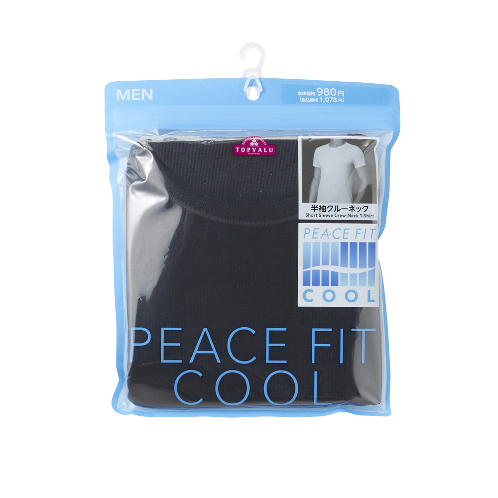 PEACE FIT COOL 半袖クルーネックシャツ -イオンのプライベート