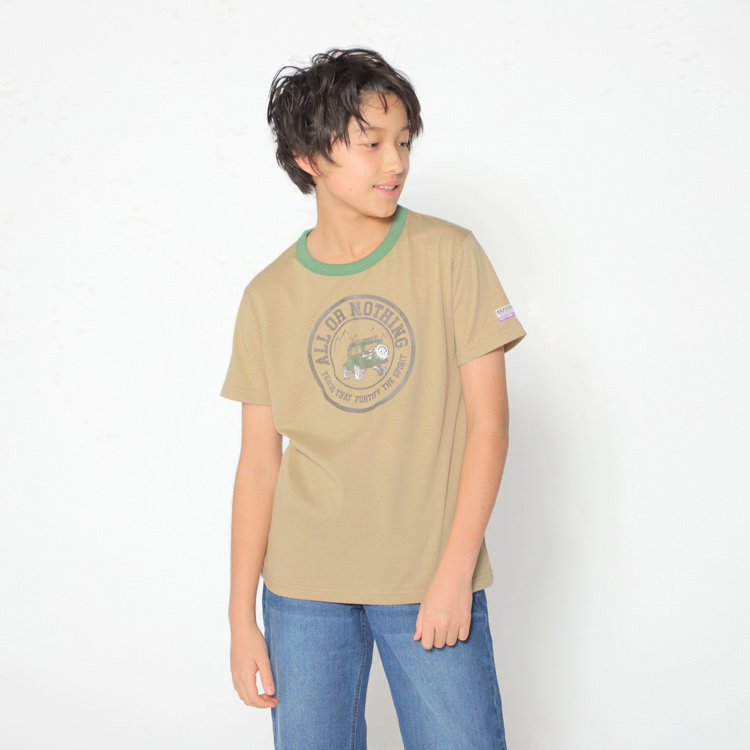 PEACE FIT COOL プリント半袖Tシャツ