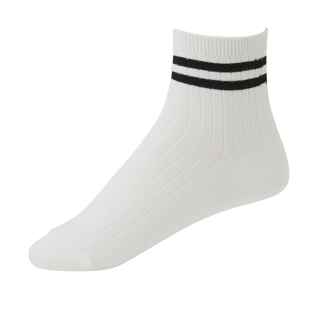 PEACE FIT リブラインショート12cm丈ソックス