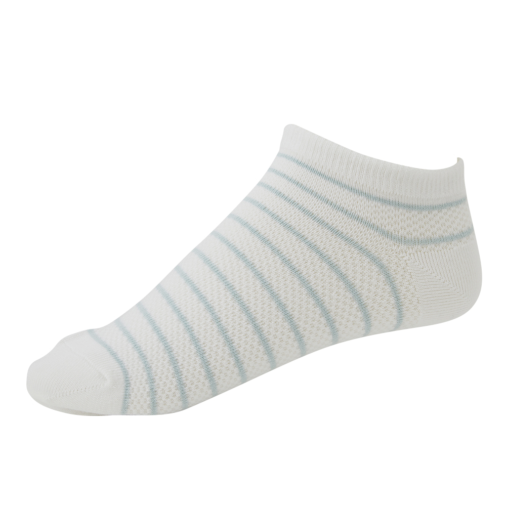 PEACE FIT メッシュボーダースニーカー丈ソックス