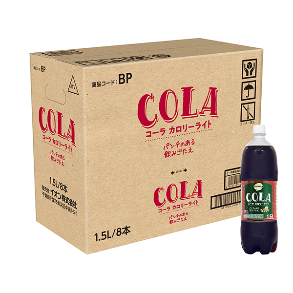 TVBPコーラ カロリーライト<ケース>1500ml×8本 商品画像 (メイン)