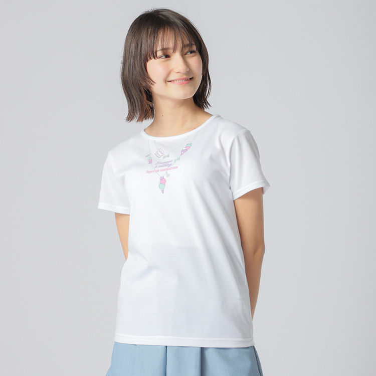 PEACE FIT COOL モチーフプリント半袖Tシャツ