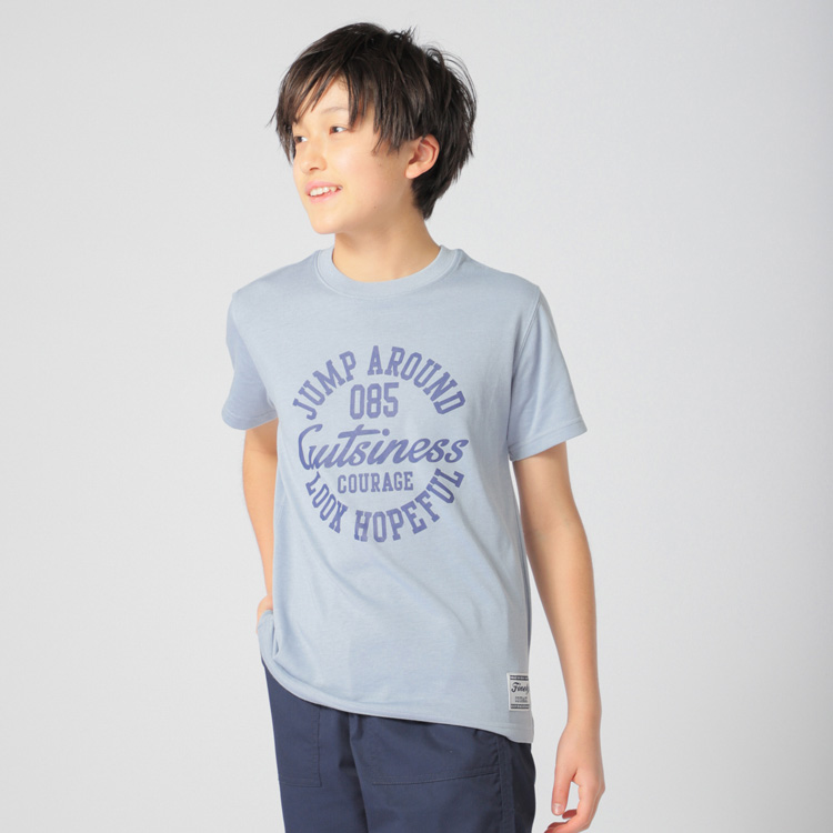 PEACE FIT COOL サークルロゴプリント半袖Tシャツ