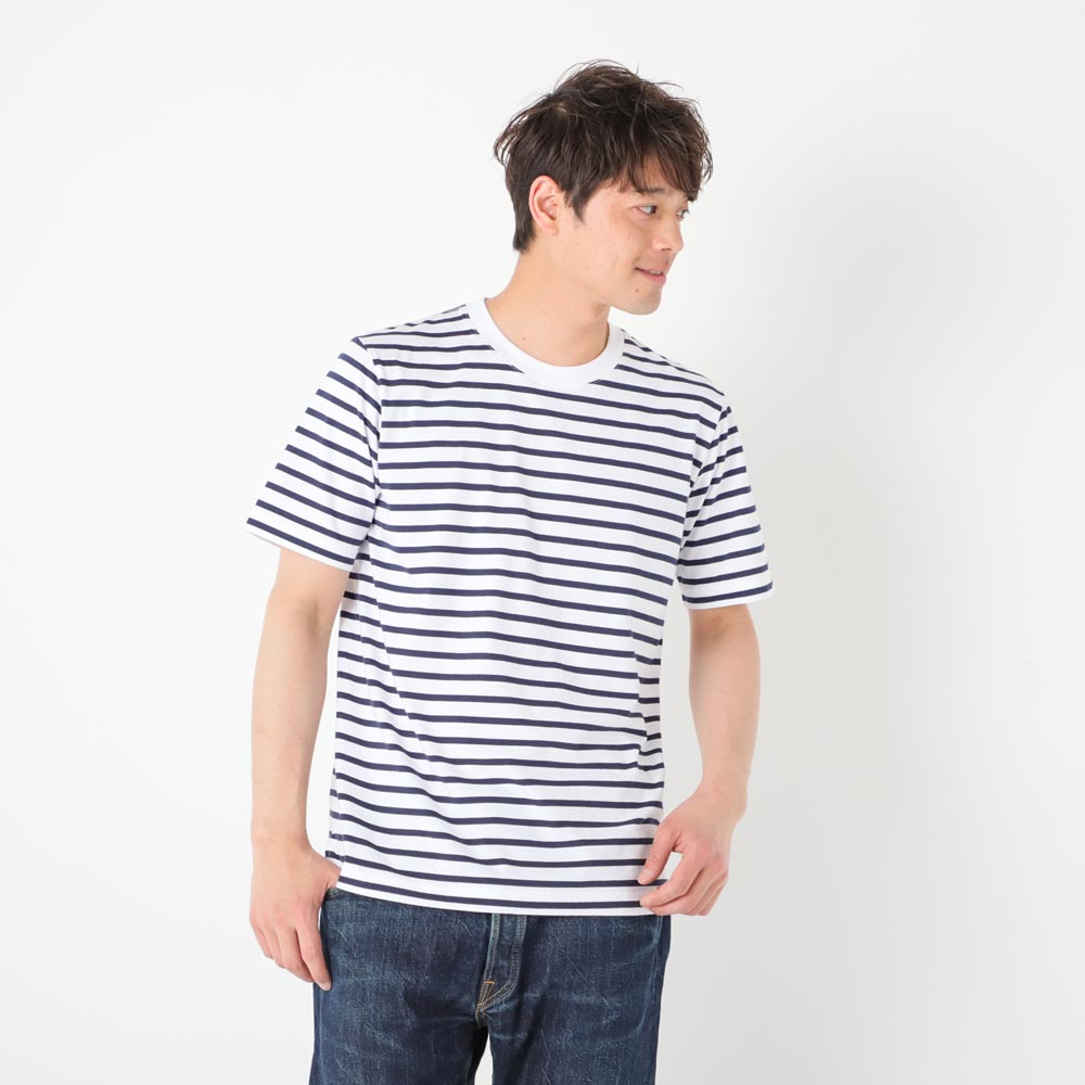 PEACE FIT COOL ボーダー半袖Tシャツ -イオンのプライベートブランド TOPVALU(トップバリュ) イオンのプライベートブランド  TOPVALU(トップバリュ)