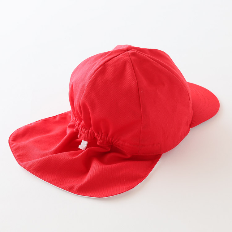 タレ付紅白帽