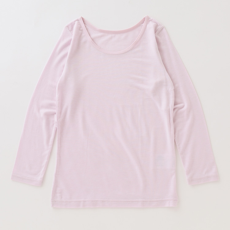 PEACE FIT WARM 長袖丸首(衿広め)
