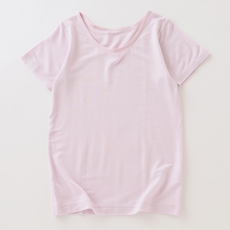 PEACE FIT WARM 半袖丸首(衿広め)