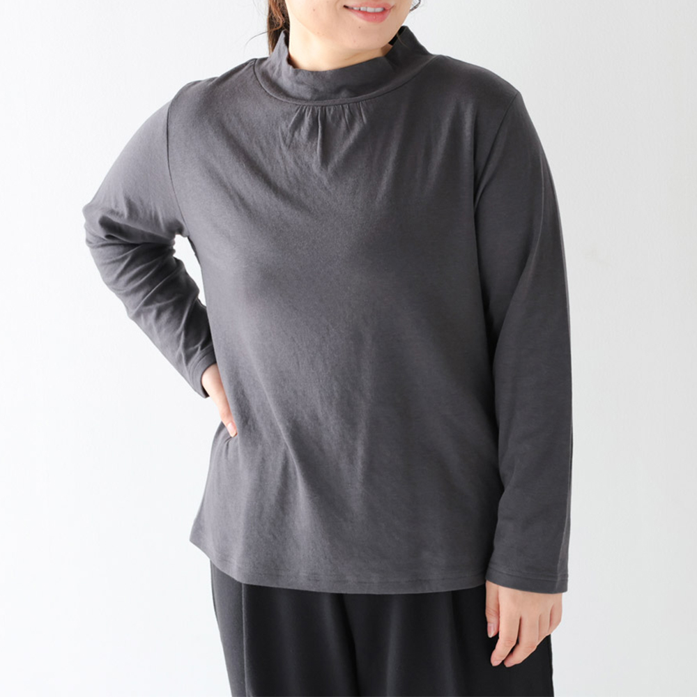 PEACE FIT WARM 接結ハイネックプルオーバー 長袖 吸湿発熱 保温