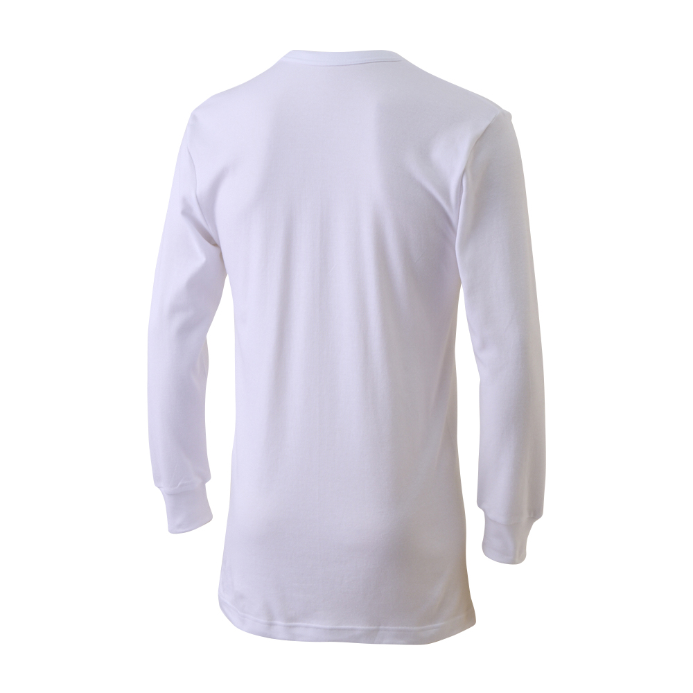 オーガニックコットン 100%(身生地)厚地スムース編み メンズ長袖丸首シャツ2枚組 -イオンのプライベートブランド TOPVALU(トップバリュ)  イオンのプライベートブランド TOPVALU(トップバリュ)