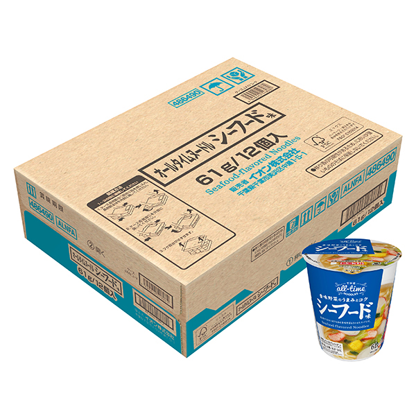 オールタイムヌードルヌードルシーフード味<ケース> 商品画像 (メイン)
