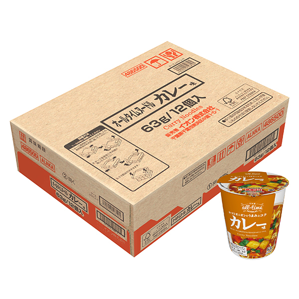 オールタイムヌードルヌードルカレー味<ケース> 商品画像 (メイン)