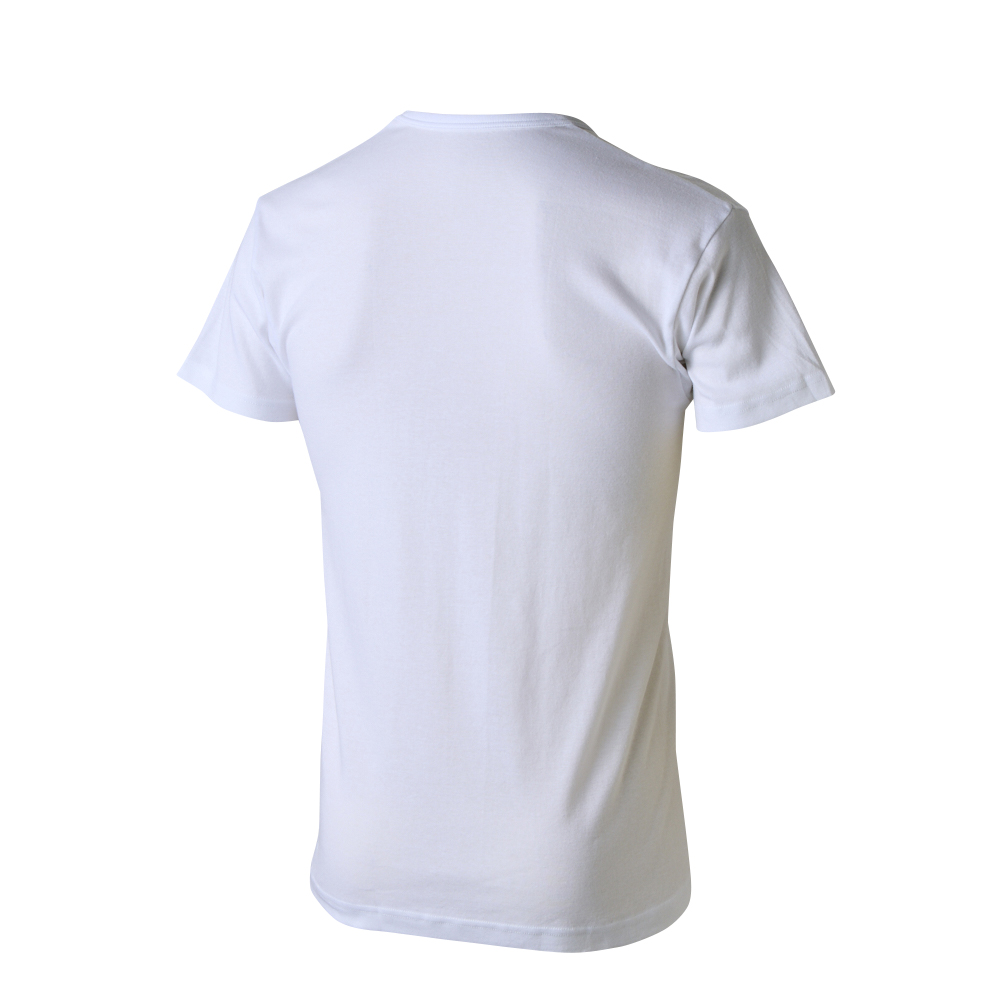 オーガニックコットン 100%(身生地) 半袖Uネックシャツ フライス編み 商品画像 (0)