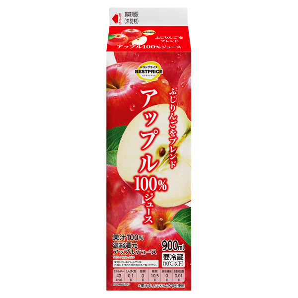 アップル100%ジュース 商品画像 (メイン)