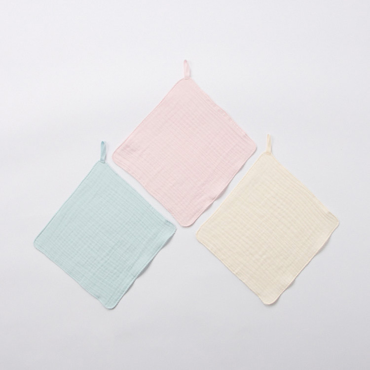 017 4重 ガーゼハンカチ ハンドメイド ハンカチ 3枚セット☆ 4重ガーゼ