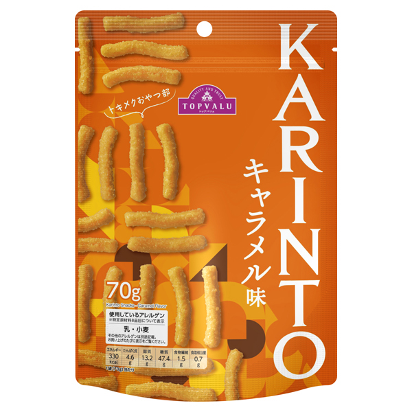 トキメクおやつ部 KARINTO キャラメル味 商品画像 (メイン)