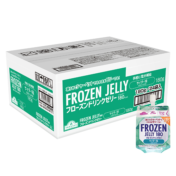 FROZEN JELLY 180 フローズンドリンクゼリー サイダー味 商品画像 (メイン)