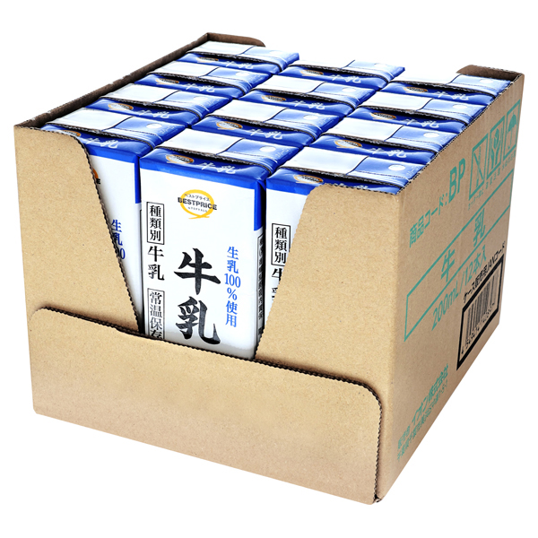 生乳100%使用牛乳 <ケース> 商品画像 (メイン)