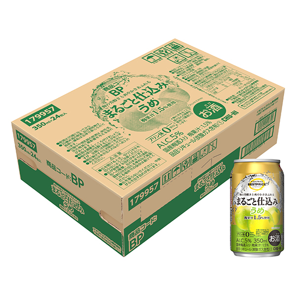 TVBPまるごと仕込みうめ350ケース 商品画像 (メイン)