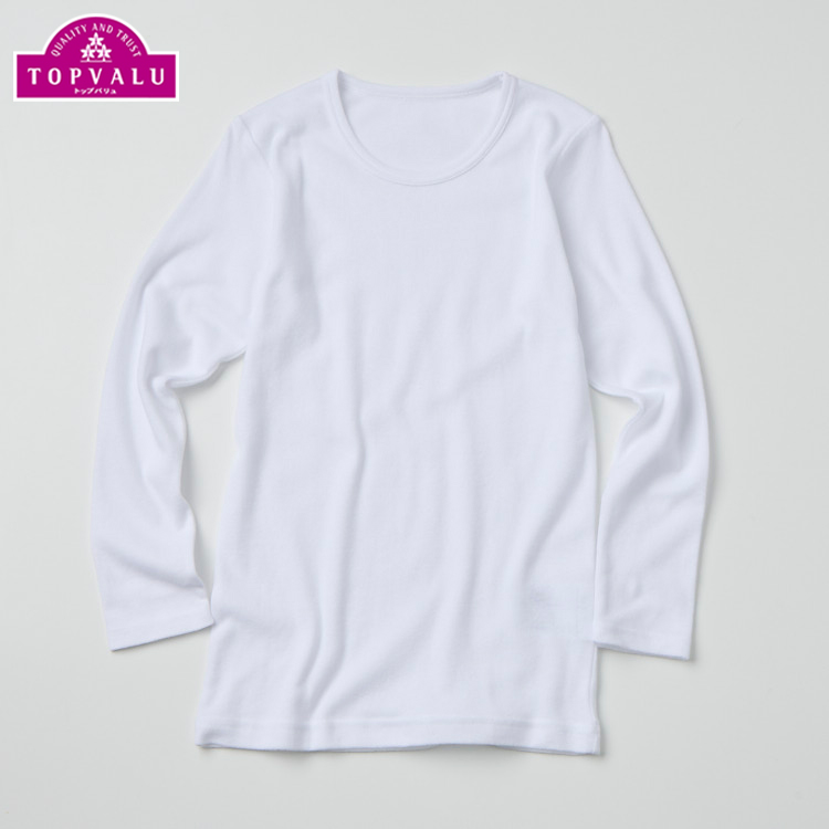 PEACE FIT WARM コットン 長袖丸首 -イオンのプライベート