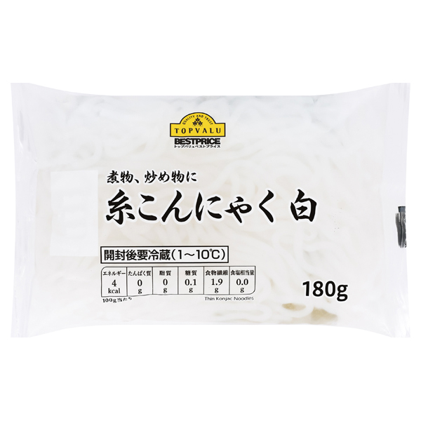 糸こんにゃく 白 商品画像 (メイン)