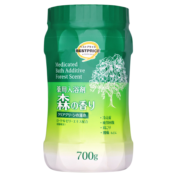 [薬用]入浴剤森の香り クリアグリーンの湯色 本体 商品画像 (メイン)