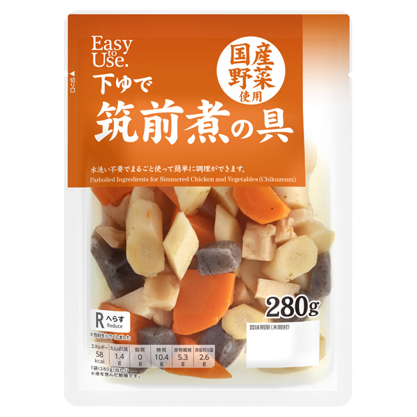 イージートゥユース 下ゆで筑前煮の具 商品画像 (メイン)