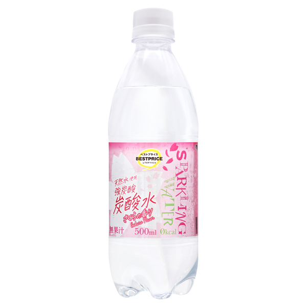 SparklingWater炭酸水さくらの香り 商品画像 (メイン)