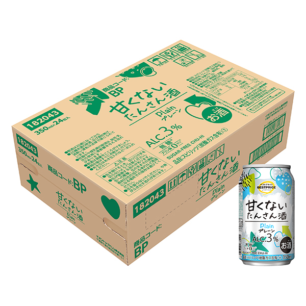 甘くないたんさん酒 プレーンサワー<ケース> 商品画像 (メイン)