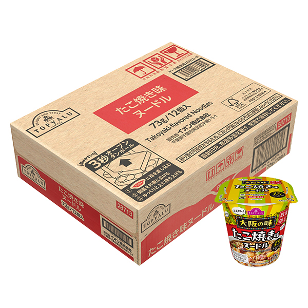 たこ焼き味ヌードル<ケース> 商品画像 (メイン)
