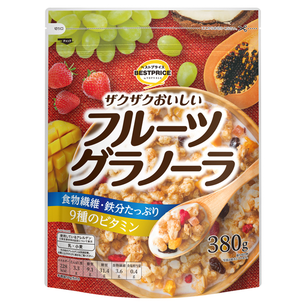 ザクザクおいしいフルーツグラノーラ 商品画像 (メイン)