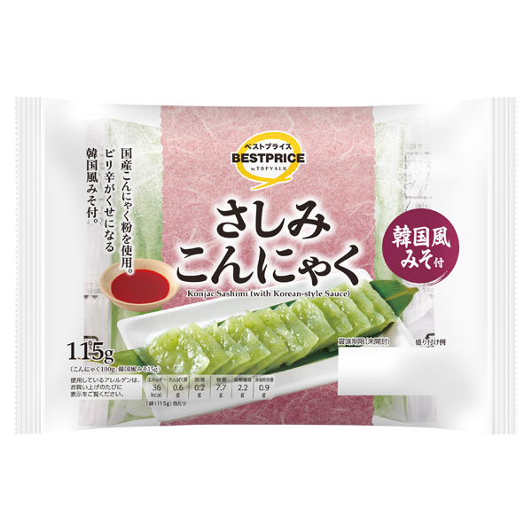 さしみこんにゃく韓国風みそたれ 商品画像 (メイン)