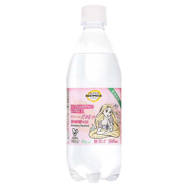 ディズニー SparklingWater炭酸水 ストロベリー 商品画像 (1)