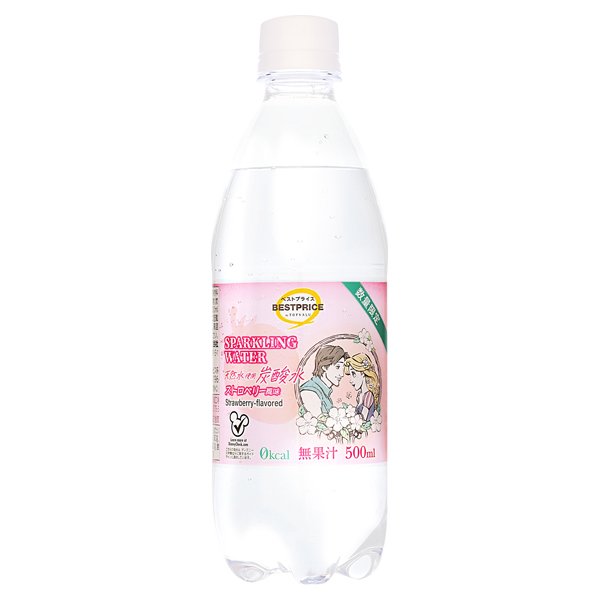 ディズニー SparklingWater炭酸水 ストロベリー 商品画像 (2)
