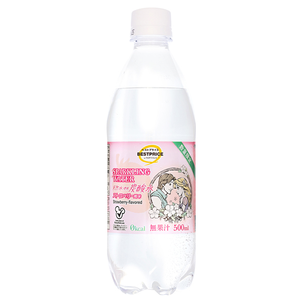 ディズニー SparklingWater炭酸水 ストロベリー 商品画像 (メイン)
