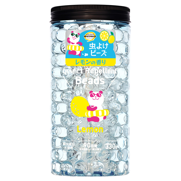 夏パンダ 虫よけビーズ レモンの香り 商品画像 (メイン)