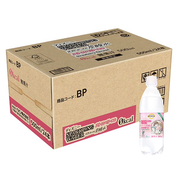 ディズニー SparklingWater炭酸水 ストロベリー<ケース> 商品画像 (0)