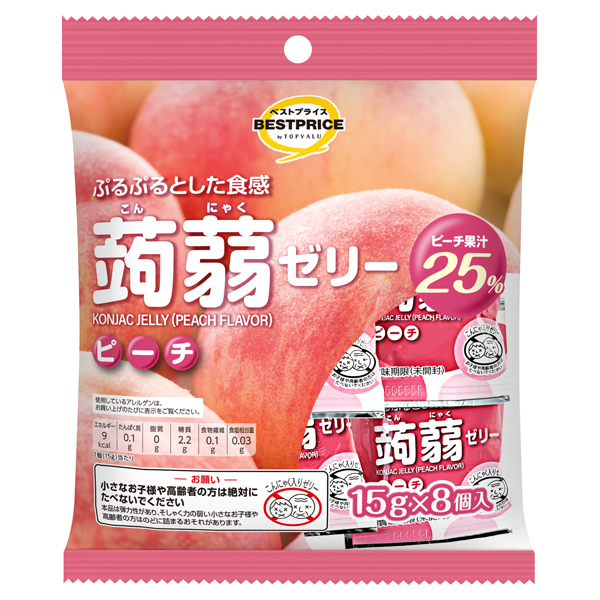蒟蒻ゼリー ピーチ味 商品画像 (メイン)