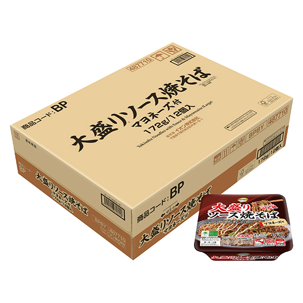 大盛りソース焼そば マヨネーズ付<ケース> 商品画像 (メイン)