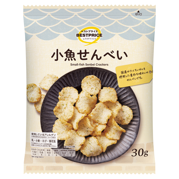ウエルシア小魚せんべい 商品画像 (メイン)