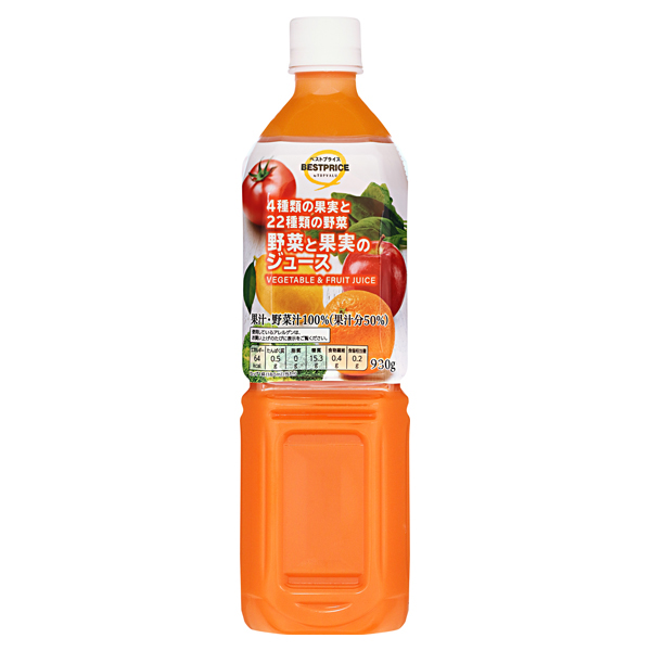 4種類の果実と22種類の野菜野菜と果実のジュース 商品画像 (メイン)