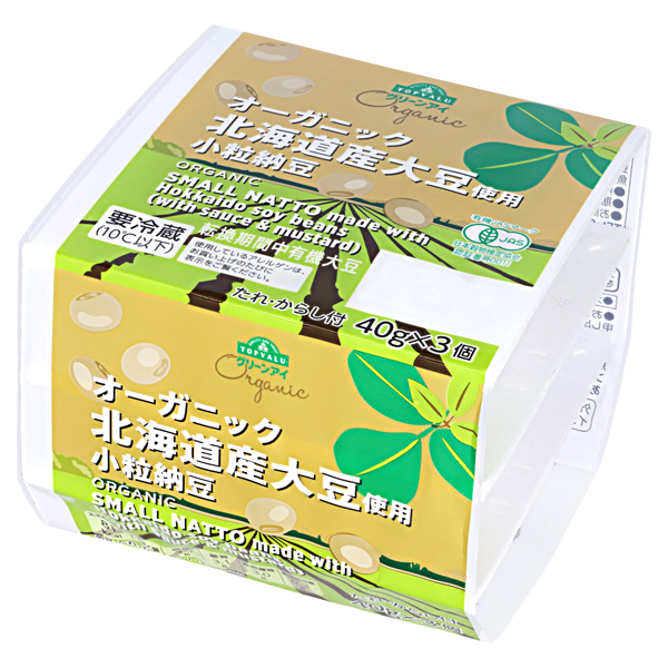 オーガニック_北海道産大豆使用小粒納豆 -イオンのプライベート