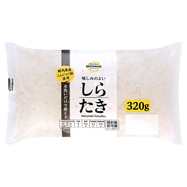 味しみのよいアク抜き不要しらたき 商品画像 (メイン)