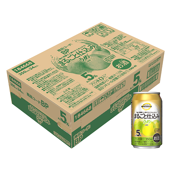 TVBPまるごと仕込みうめ350ケース 商品画像 (メイン)