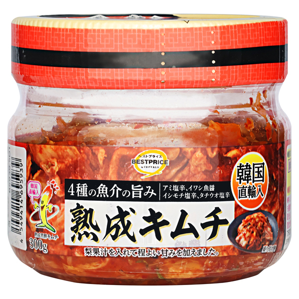 韓国直輸入4種の魚介の旨み熟成キムチ 商品画像 (メイン)