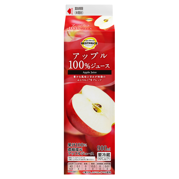 アップル100%ジュース 商品画像 (メイン)